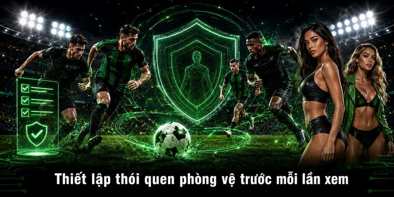 Thiết lập thói quen phòng vệ trước mỗi lần xem