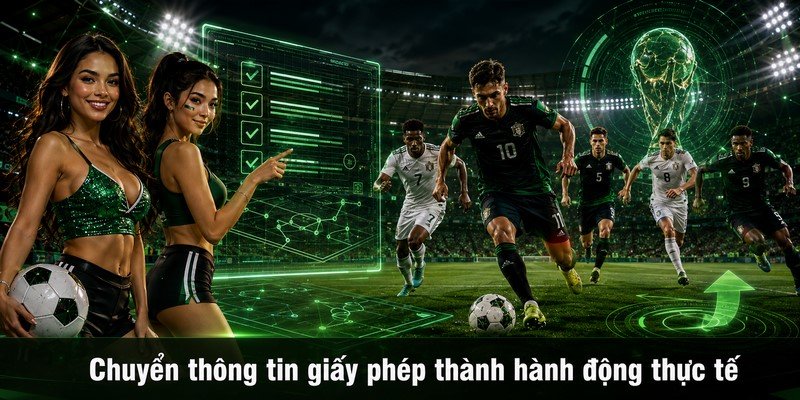 Chuyển thông tin giấy phép thành hành động thực tế