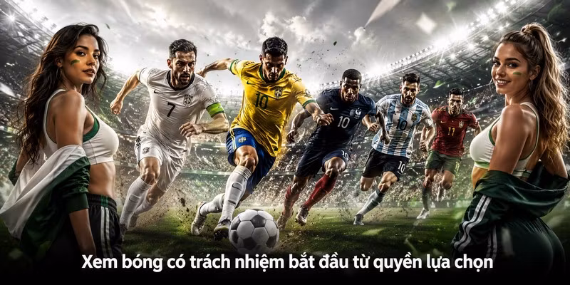 Xem bóng có trách nhiệm bắt đầu từ quyền lựa chọn