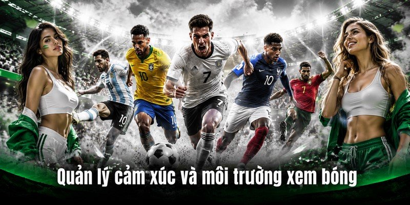 Quản lý cảm xúc và môi trường xem bóng