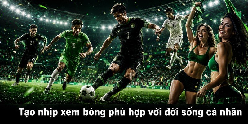 Tạo nhịp xem bóng phù hợp với đời sống cá nhân