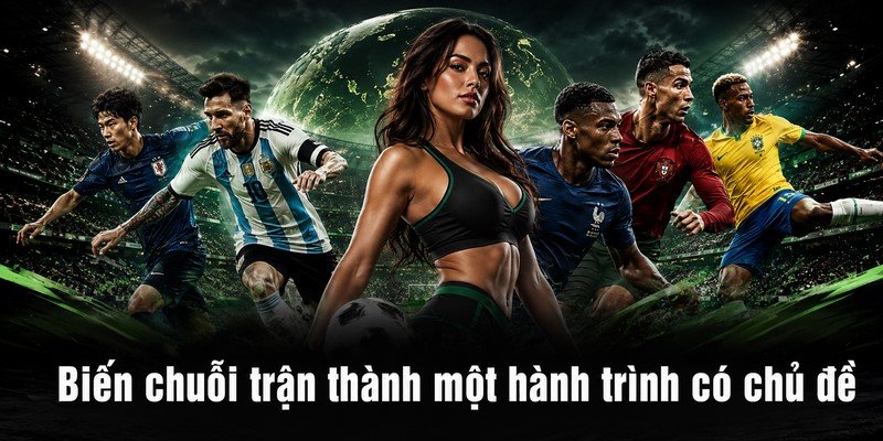 Biến chuỗi trận thành một hành trình có chủ đề