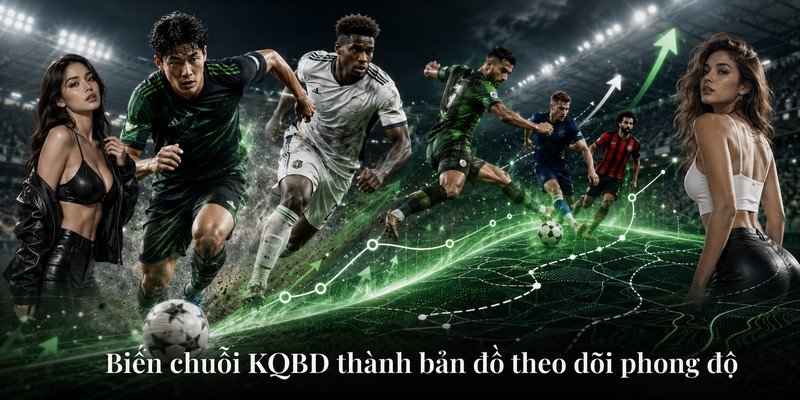 Biến chuỗi KQBD thành bản đồ theo dõi phong độ