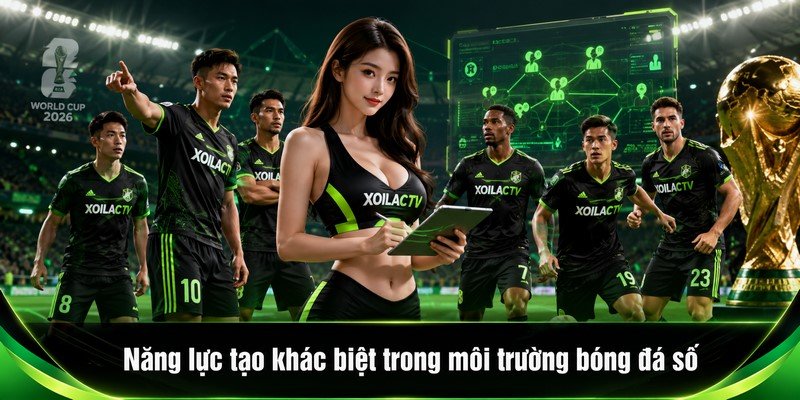 Năng lực tạo khác biệt trong môi trường bóng đá số