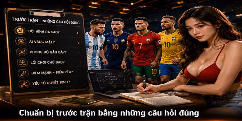 Chuẩn bị trước trận bằng những câu hỏi đúng