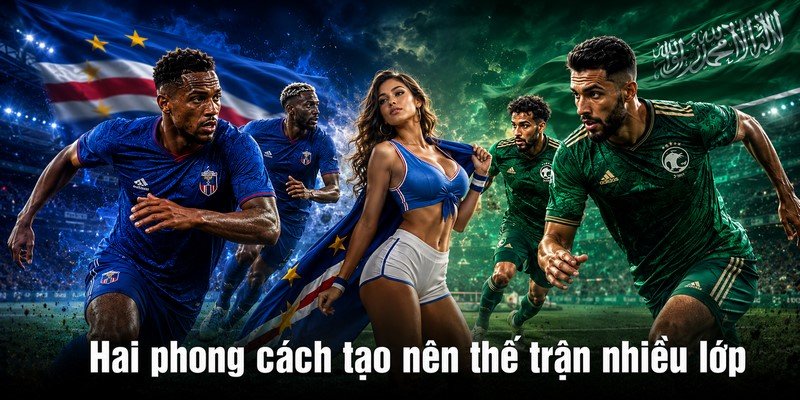 Hai phong cách tạo nên thế trận nhiều lớp