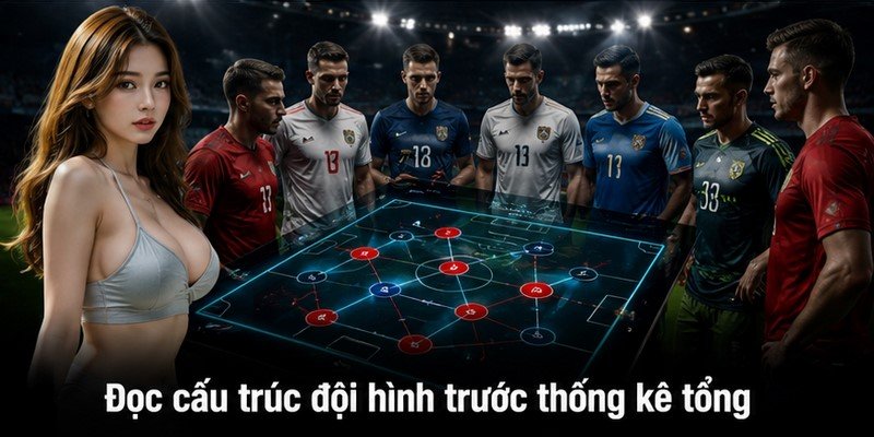 Đọc cấu trúc đội hình trước thống kê tổng