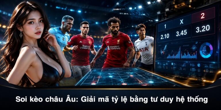 Soi kèo châu Âu: Giải mã tỷ lệ bằng tư duy hệ thống