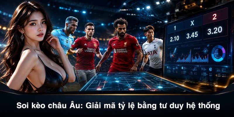 Soi kèo châu Âu: Giải mã tỷ lệ bằng tư duy hệ thống
