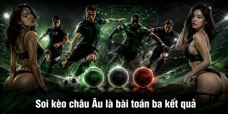 Soi kèo châu Âu là bài toán ba kết quả