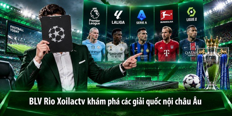 BLV Rio Xoilactv khám phá các giải quốc nội châu Âu