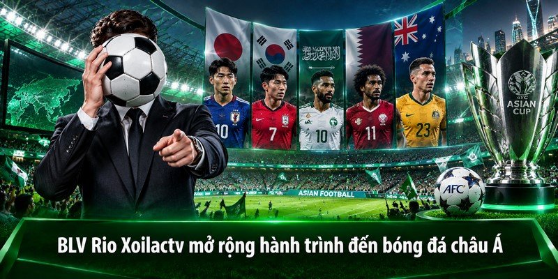 BLV Rio Xoilactv mở rộng hành trình đến bóng đá châu Á