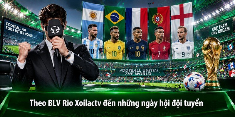 Theo BLV Rio Xoilactv đến những ngày hội đội tuyển